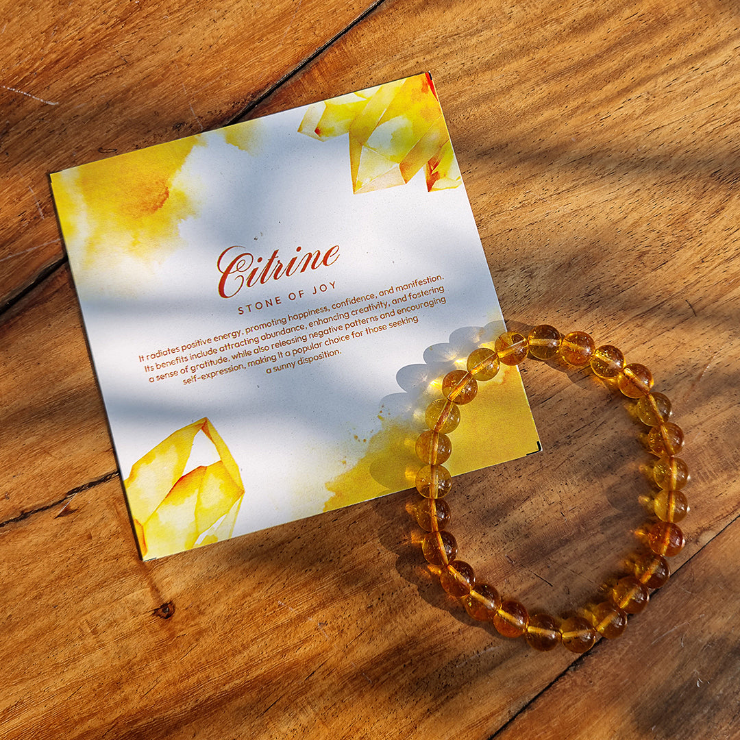 Citrine Crystal Bracelet