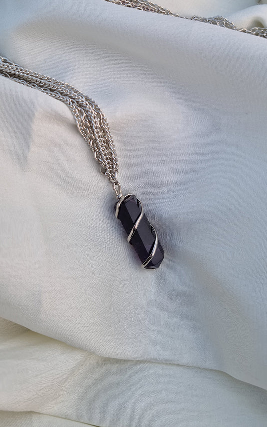 Magic in a stone Amethyst Pendant